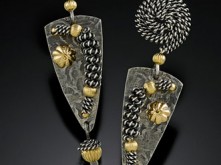 Coils with Metal Earrings