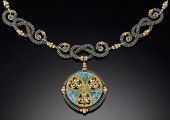 Vintage Button Necklace